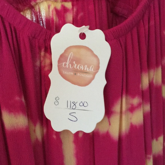 NWT Gorgeous Sloane Rouge Tie Dye Dress - Picture 7 of 8